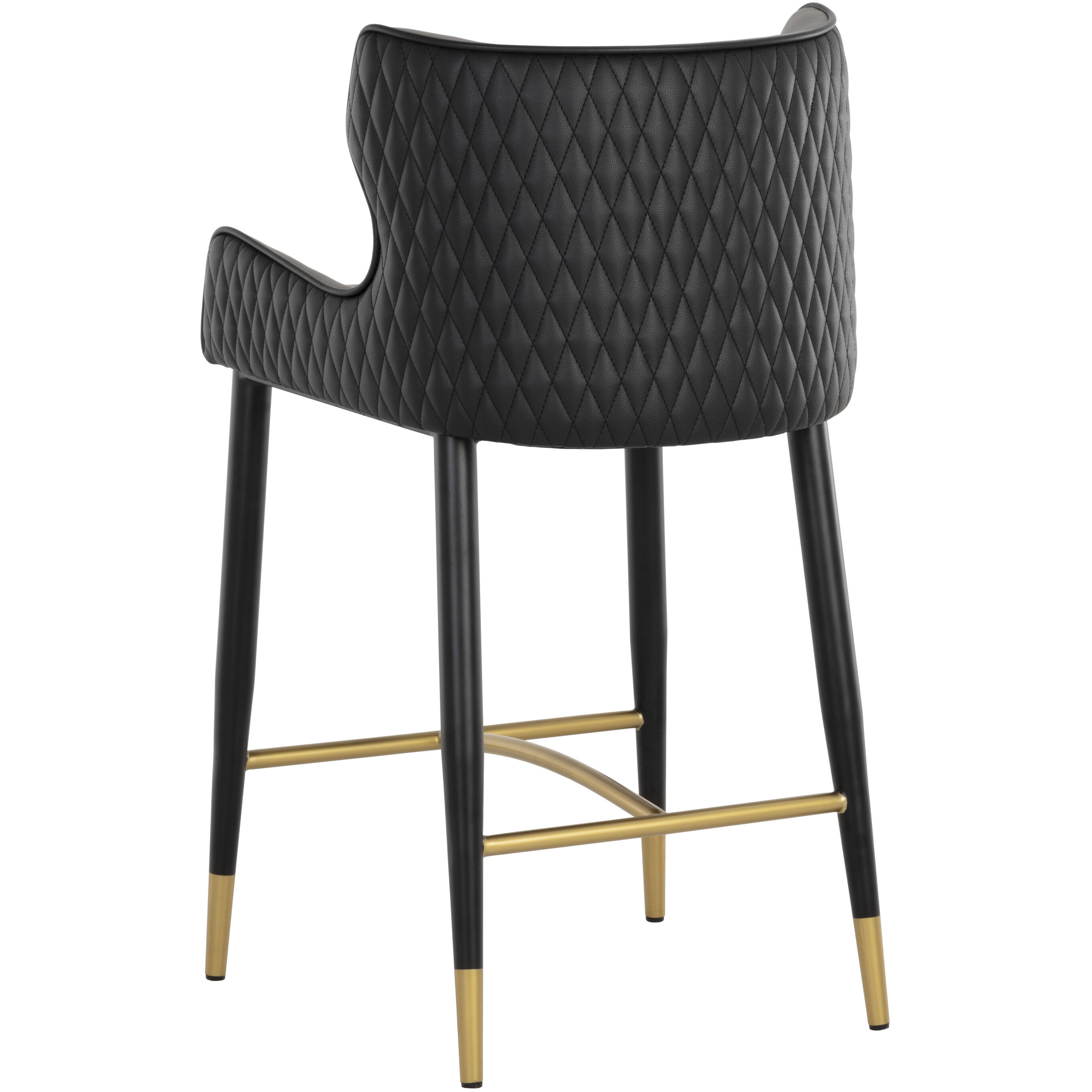 Gianni 37 inch Dillon Stratus / Dillon Black Counter Stool